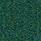 Miyuki 15/0 Round Seed Bead, 15-332, Dark Blue Lined Green AB